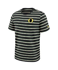 Nike Men's Black Oregon Ducks Athletic Prep Legacy Summit Stripe T-Shirt
