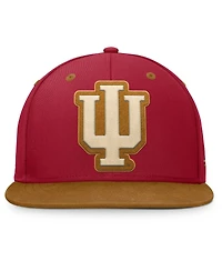 Fanatics Men's Crimson/Brown Indiana Hoosiers NoBo Fitted Hat