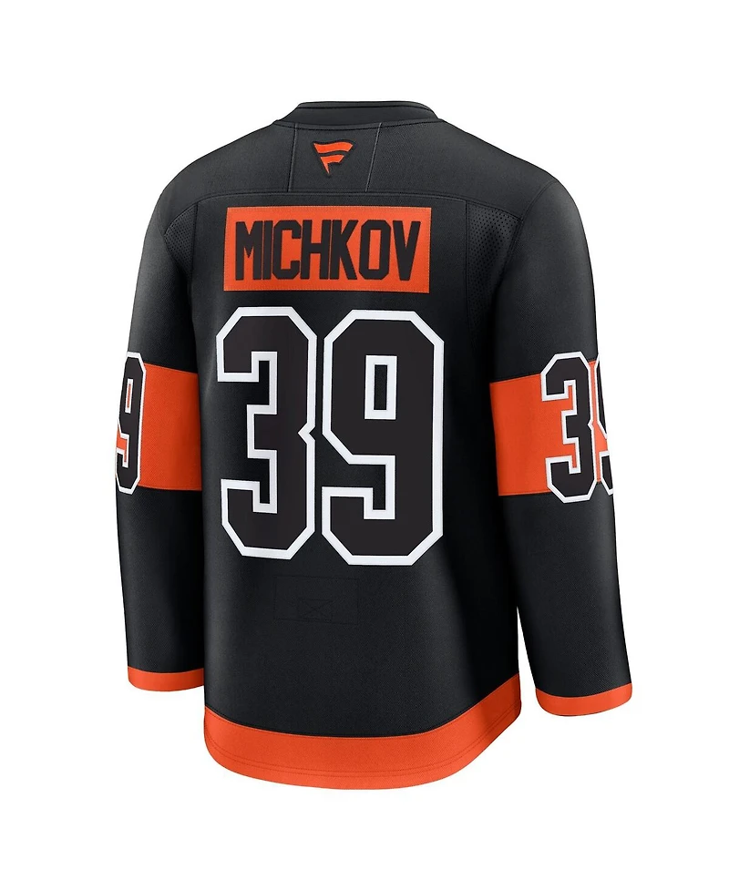 Fanatics Men's Matvei Michkov Black Philadelphia Flyers Alternate Premium Jersey
