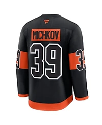 Fanatics Men's Matvei Michkov Black Philadelphia Flyers Alternate Premium Jersey