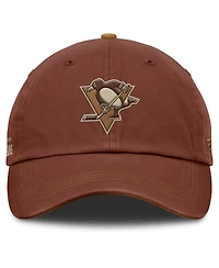 Fanatics Men's Brown Pittsburgh Penguins Fall Leaves Timber Adjustable Hat