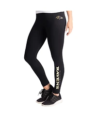 G-iii 4Her by Carl Banks Women's Black Baltimore Ravens Pregame Leggings