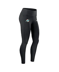 Nike Women's Black Miami Dolphins Primetime Epic Fast Performance Leggings