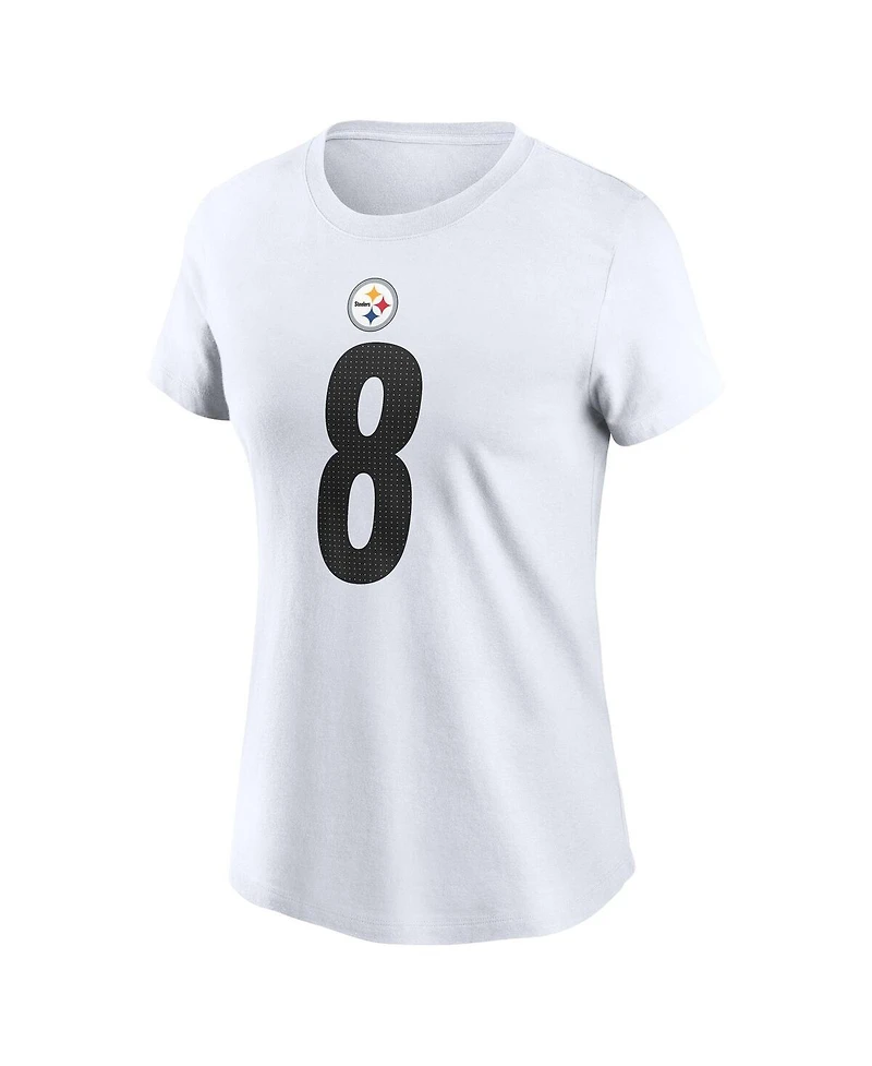 Nike Women's Aaron Rodgers White Pittsburgh Steelers Name Number T-Shirt