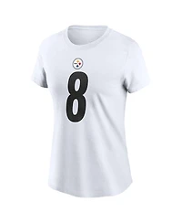 Nike Women's Aaron Rodgers White Pittsburgh Steelers Name Number T-Shirt