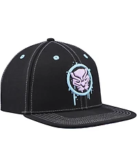 Lids Big Boys and Girls Black Panther Glow-in-the-Dark Snapback Hat