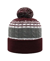 Top of the World Men's Maroon Texas A&M Aggies Altitude Cuffed Pom with Knit Hat