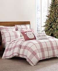 Levtex Home Peppermint Plaid 3-Pc. Duvet Cover Set