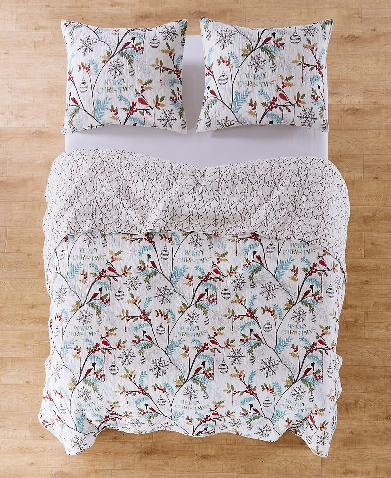Levtex Home Mistletoe Reversible Quilt, King/California King