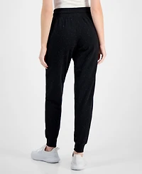 Id Ideology Women's Neppy Fleece Jogger Pants, Macy's Exclusive