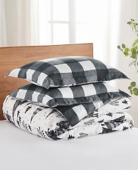 Levtex Home Merry and Bright Northern Star Reversible -Pc. Duvet Cover Set