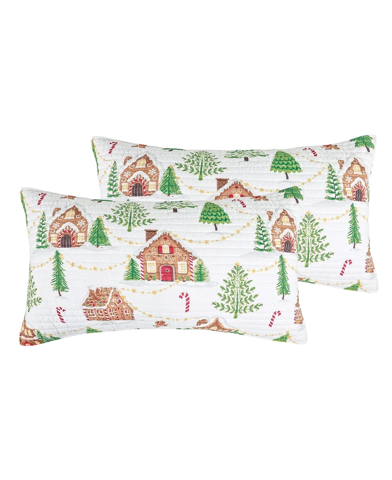 Levtex Home Gingerbread Village 2-Pc. Sham Set