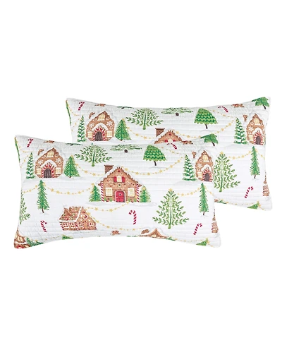 Levtex Home Gingerbread Village 2-Pc. Sham Set