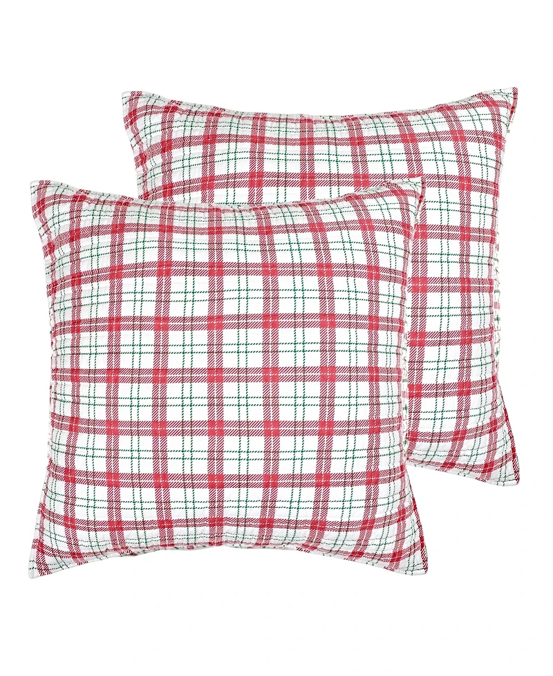 Levtex Home Gingerbread Village 2-Pc. Sham Set, European