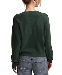 Lucky Brand Women's Relaxed Henley Sweater