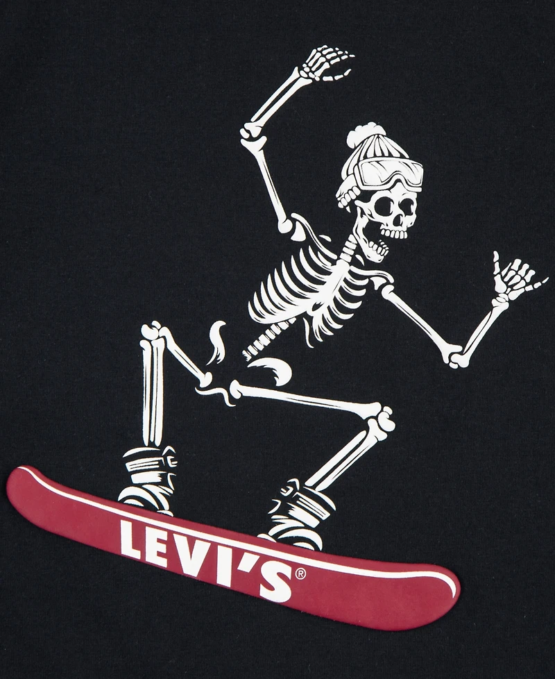 Levi's Little Boys Shredding Skeleton Short Sleeve T-Shirt
