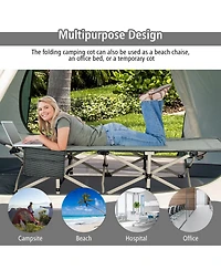 Akiudex 28.5 inch extra wide sleeping cot for adults with carry bag