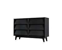 Casainc Storage Cabinet with Drawer Double Dresser Bevel Design