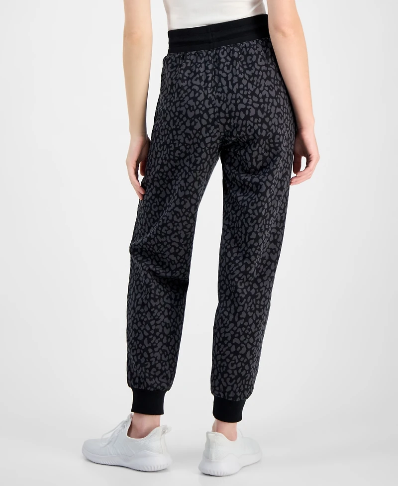 Id Ideology Women's Animal-Print Jogger Pants, Macy's Exclusive