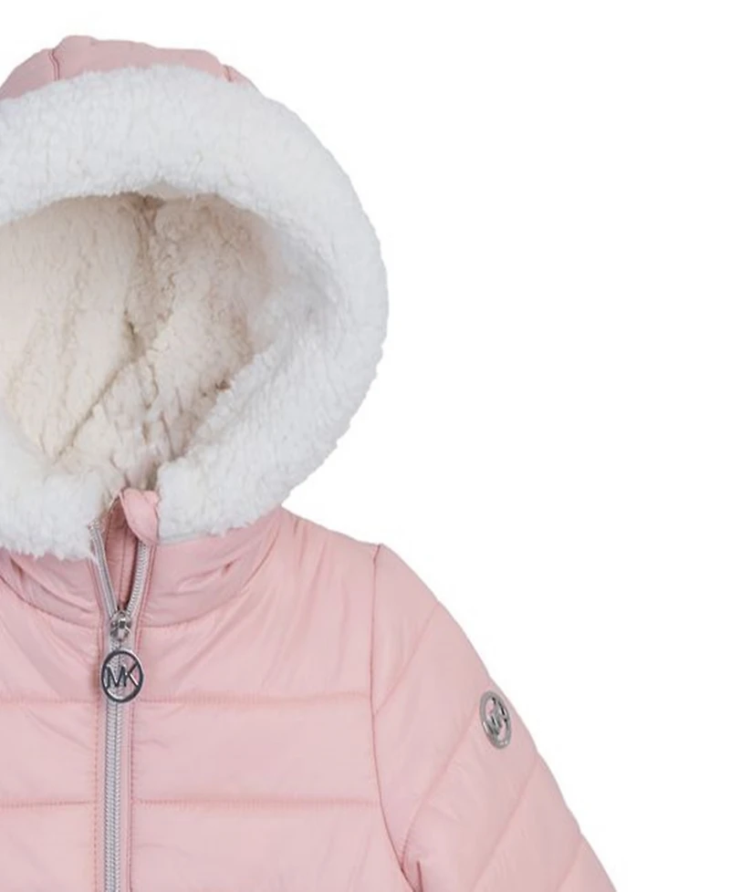 Michael Kors Baby Girls Plush Lined Midweight Jacket