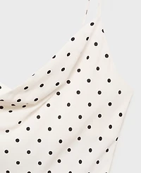 Mango Women's Draped Neckline Long Dress