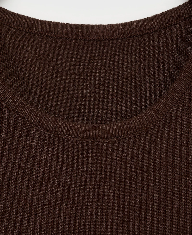 Mango Women's Halter-Neck Knitted Dress