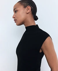 Mango Women's Short Knitted Dress