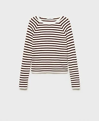 Mango Women's Long-Sleeved Fine-Knit Sweater
