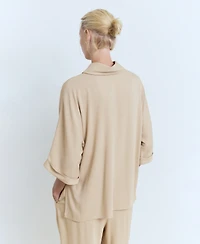 Mango Women's Oversized Flowing Blouse