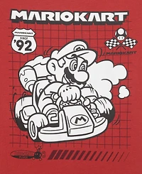 Mario Bros. Big Boys Lets Go Karting Long Sleeve Twofer T-Shirt