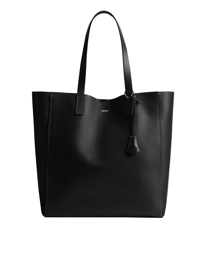 Coach Men's Natural Grain Leather Tote Bag