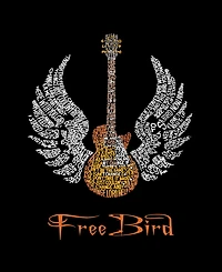 La Pop Art Plus Lyrics To Freebird Word T-Shirt