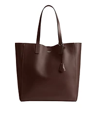 Natural Grain Leather Broadway Tote Bag