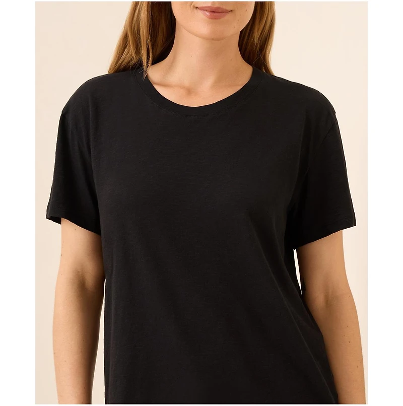 Pact Women's Organic Cotton Featherweight Slub Relaxed Tee