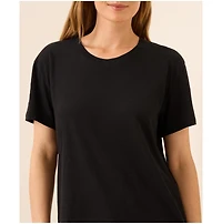Pact Women's Organic Cotton Featherweight Slub Relaxed Tee