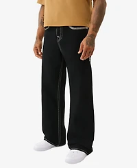 True Religion Men's Vinny Super Flatlock Flap Jeans