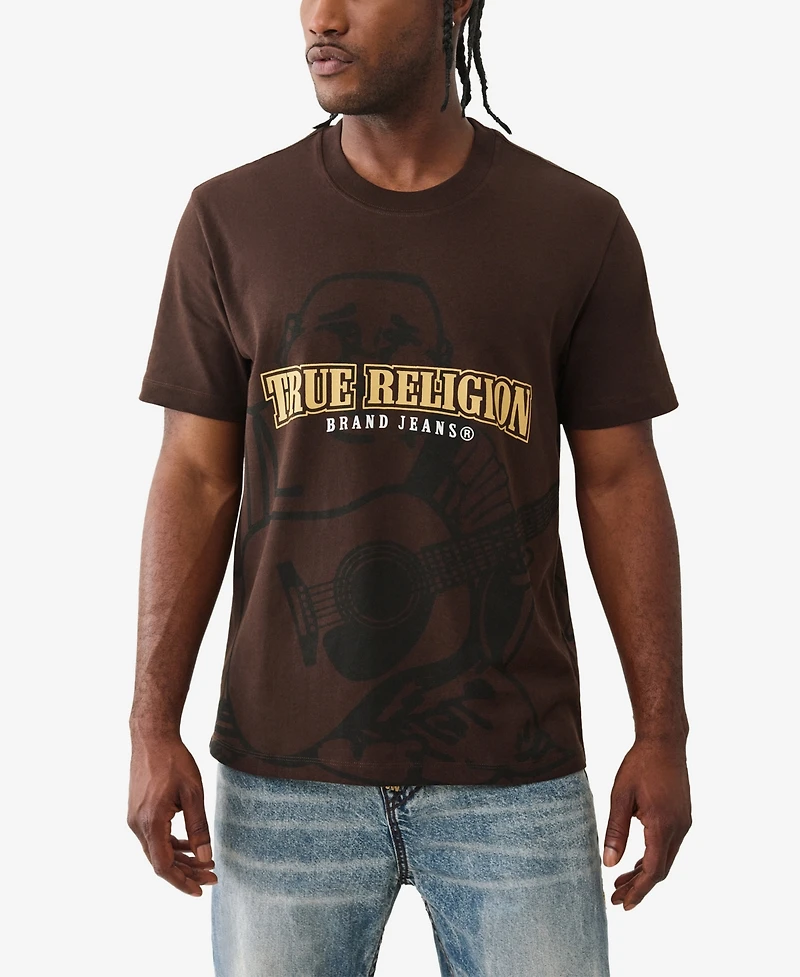 True Religion Men's Shadow Logo Short Sleeve T-Shirt
