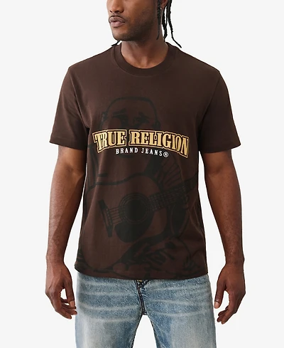 True Religion Men's Shadow Logo Short Sleeve T-Shirt