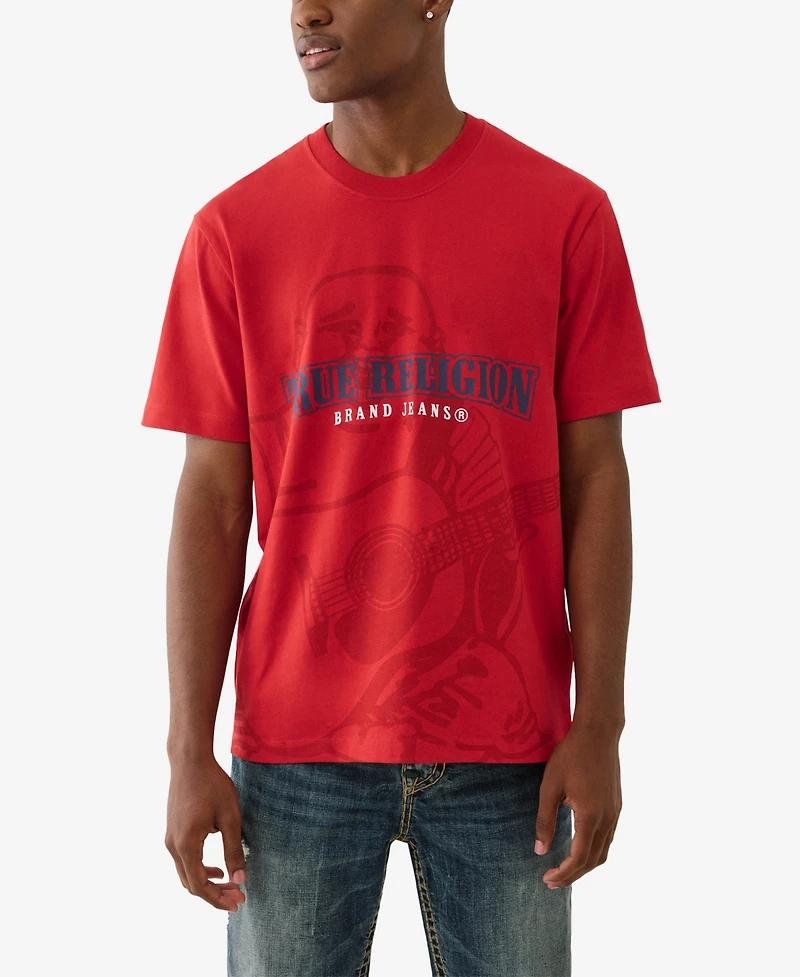 True Religion Men's Shadow Logo Short Sleeve T-Shirt