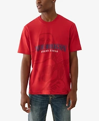 True Religion Men's Shadow Logo Short Sleeve T-Shirt