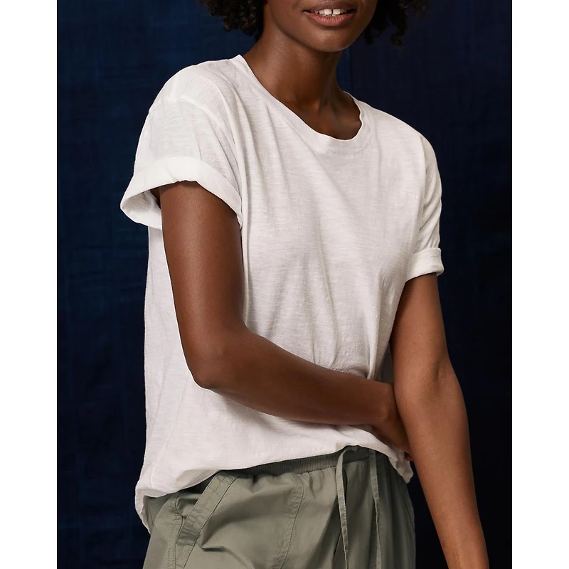 Pact Women's Organic Cotton Featherweight Slub Relaxed Tee