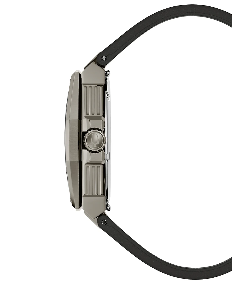 Bulova Men's Luxury Series X Hpq Precisionist Black Rubber Watch 42mm
