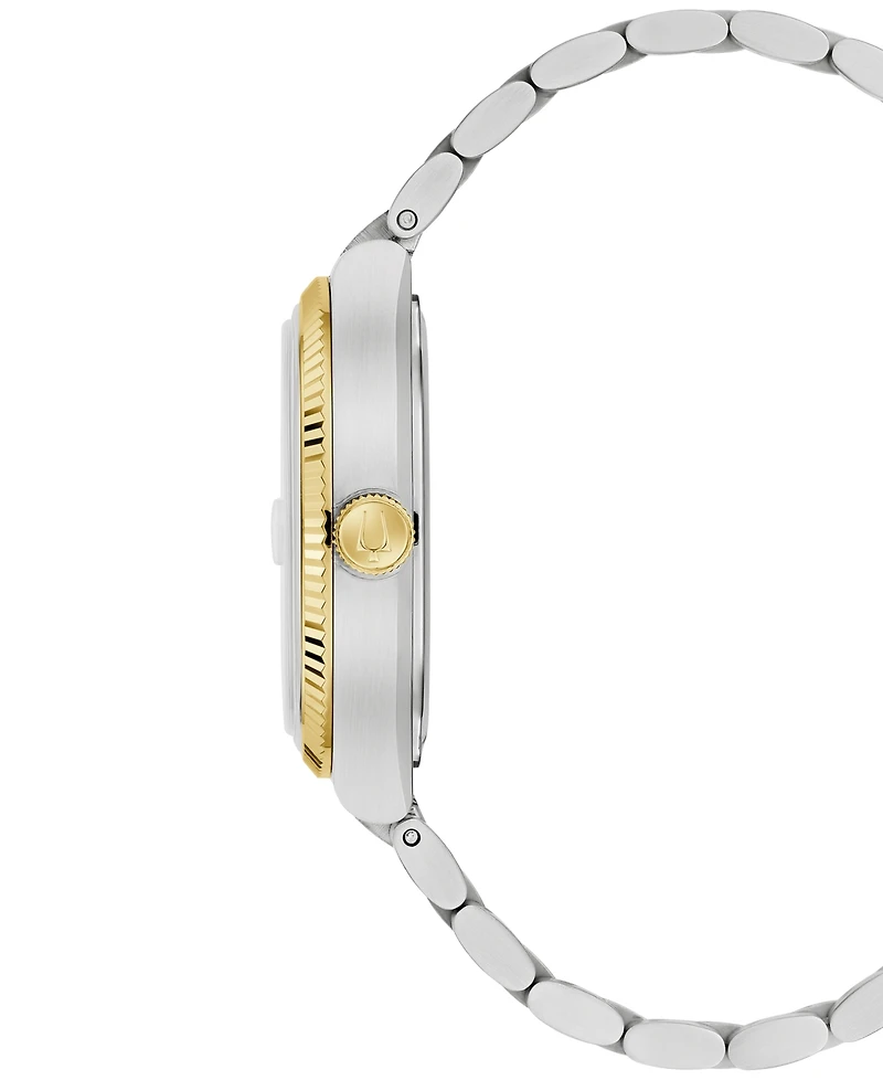 Bulova Men's Classic Super Seville Hpq Precisionist Two-Tone Stainless Steel Bracelet Watch 37.5mm