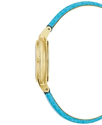 Bulova Women's Classic Rubaiyat Blue Leather Strap Watch 30.5mm