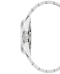 Bulova Men's Classic Surveyor Automatic Silver-Tone Stainless Steel Bracelet Watch 39mm