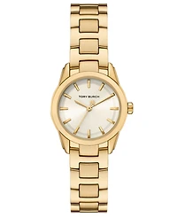Tory Burch Women's The Miller Gold-Tone Stainless Steel Bracelet Watch 28mm