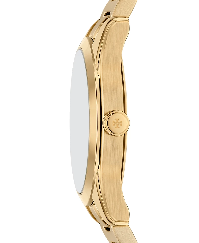 Tory Burch Women's The Miller Gold-Tone Stainless Steel Bracelet Watch 34mm
