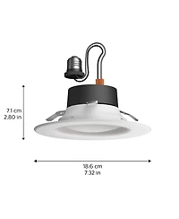 Philips Hue White and Color Ambiance Bluetooth 5/6" High Lumen Recessed Downlight