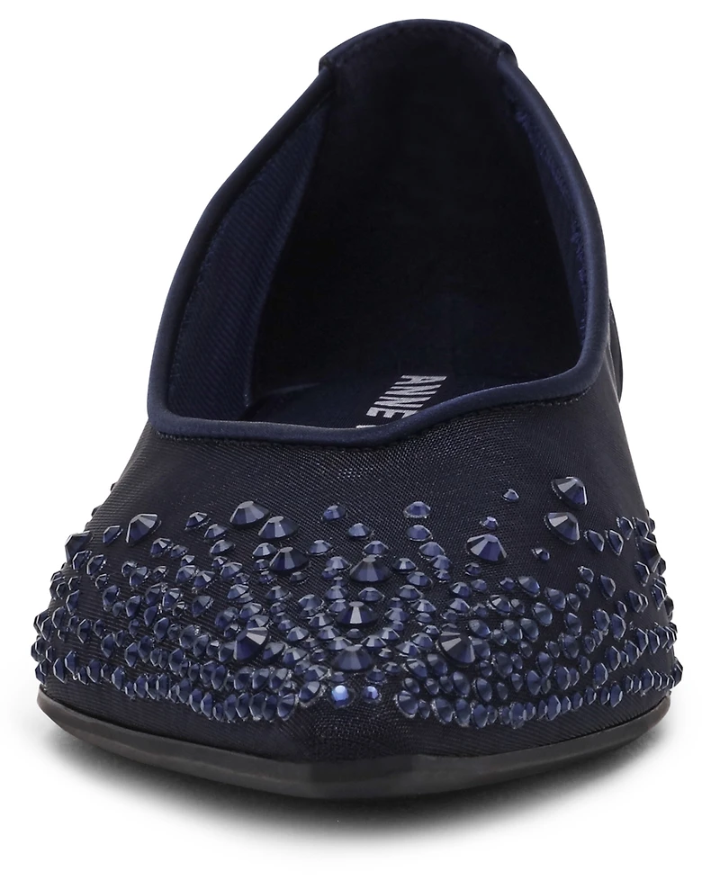 Anne Klein Women's Carisle-c Embellished Pointed Toe Flats