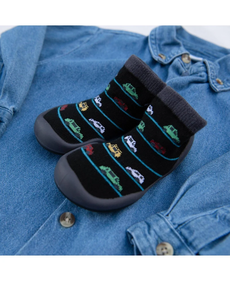 Komuello Baby Boys First Walk Sock Shoes Broom